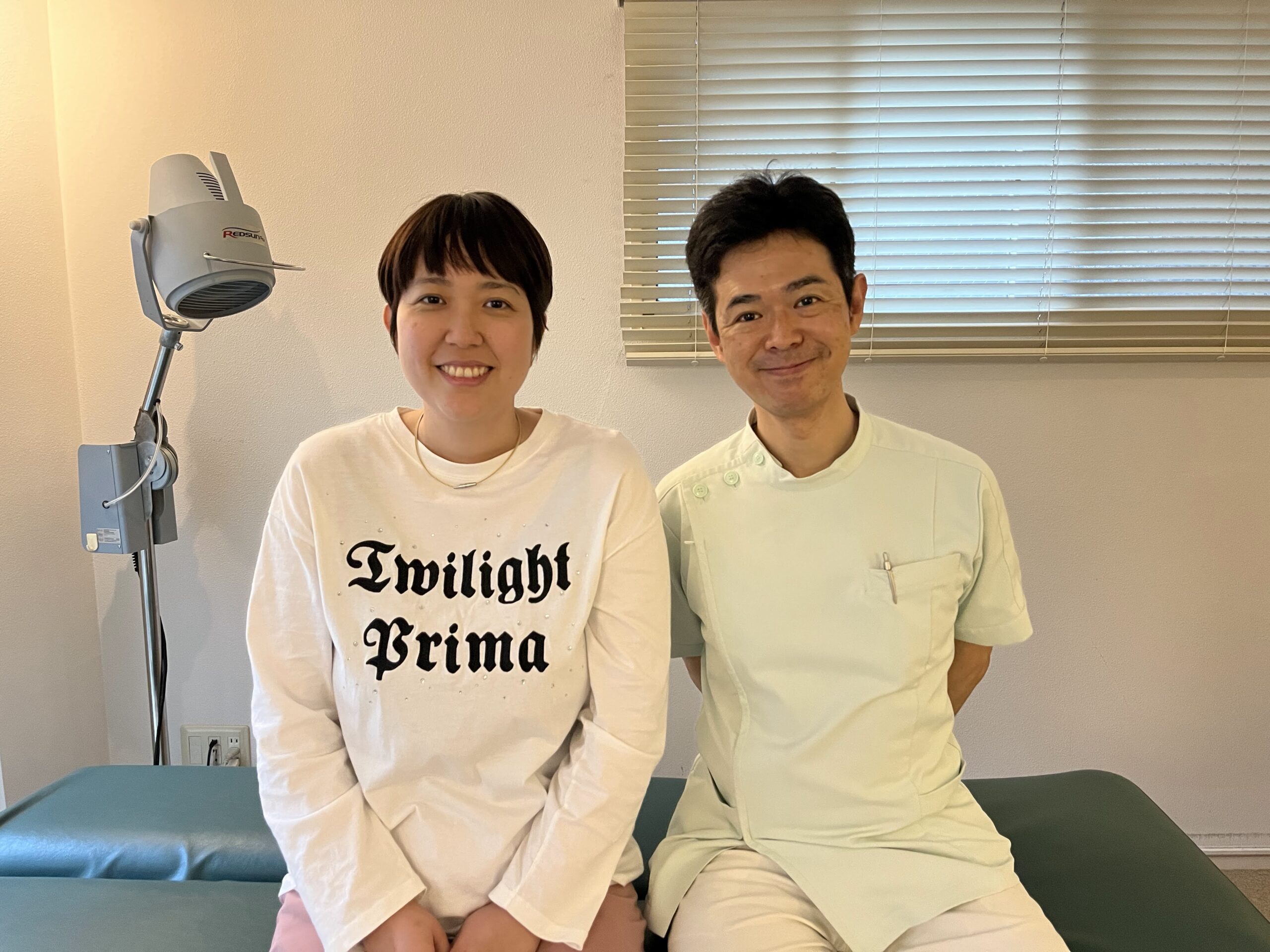 患者さんとの2ショット写真