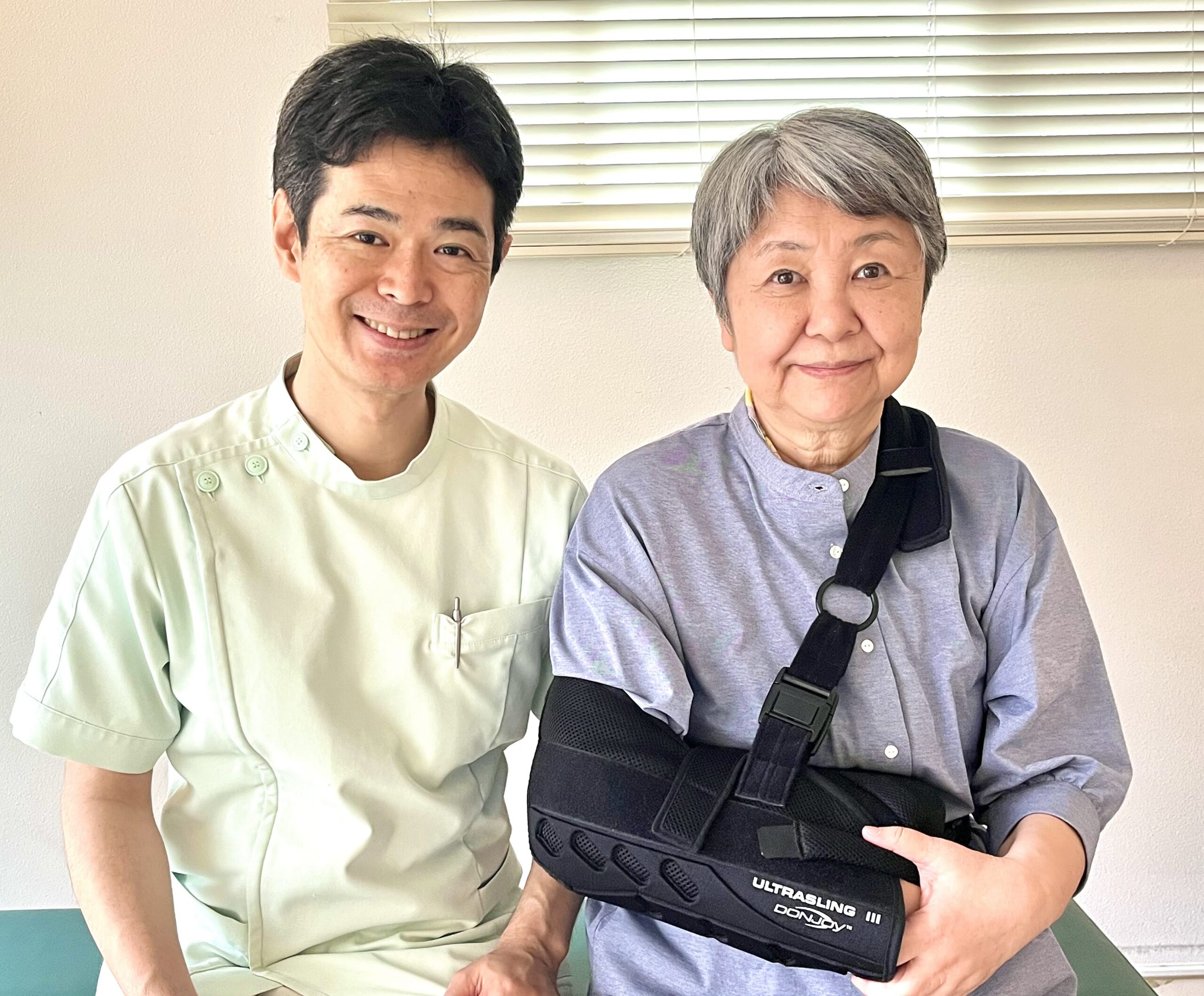 患者さんとの2ショット写真