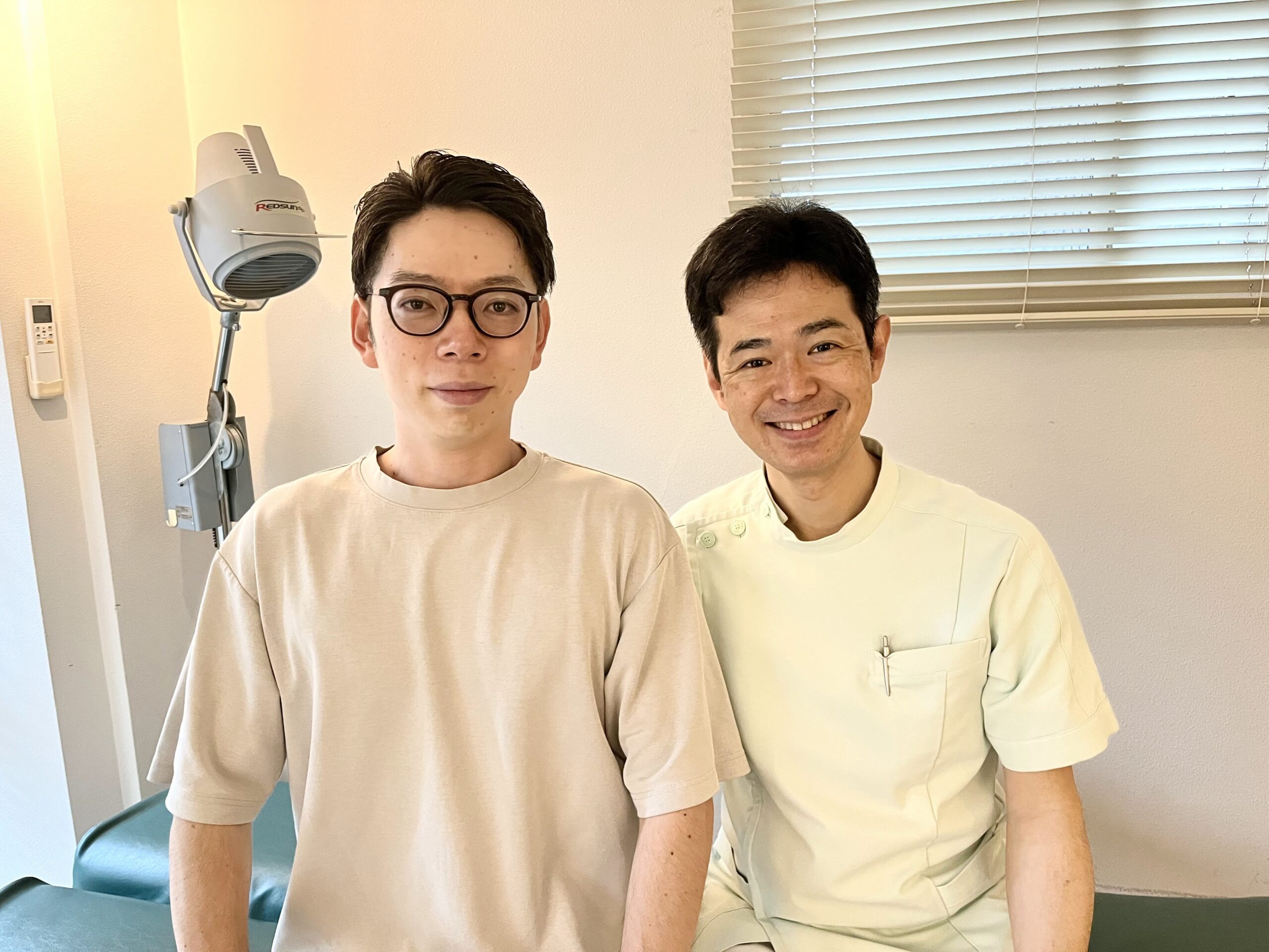 患者さんとの2ショット写真