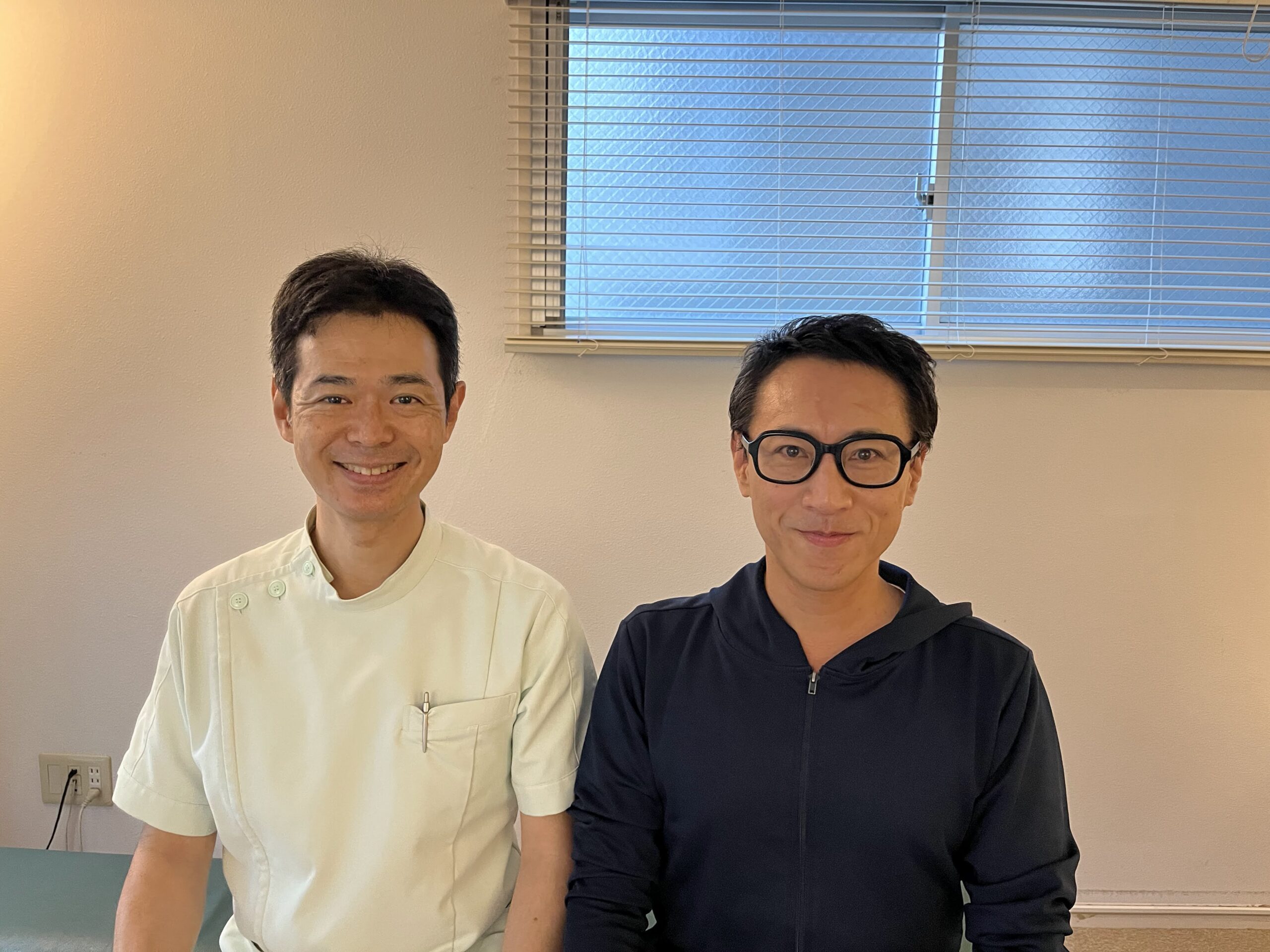 患者さんとの2ショット写真