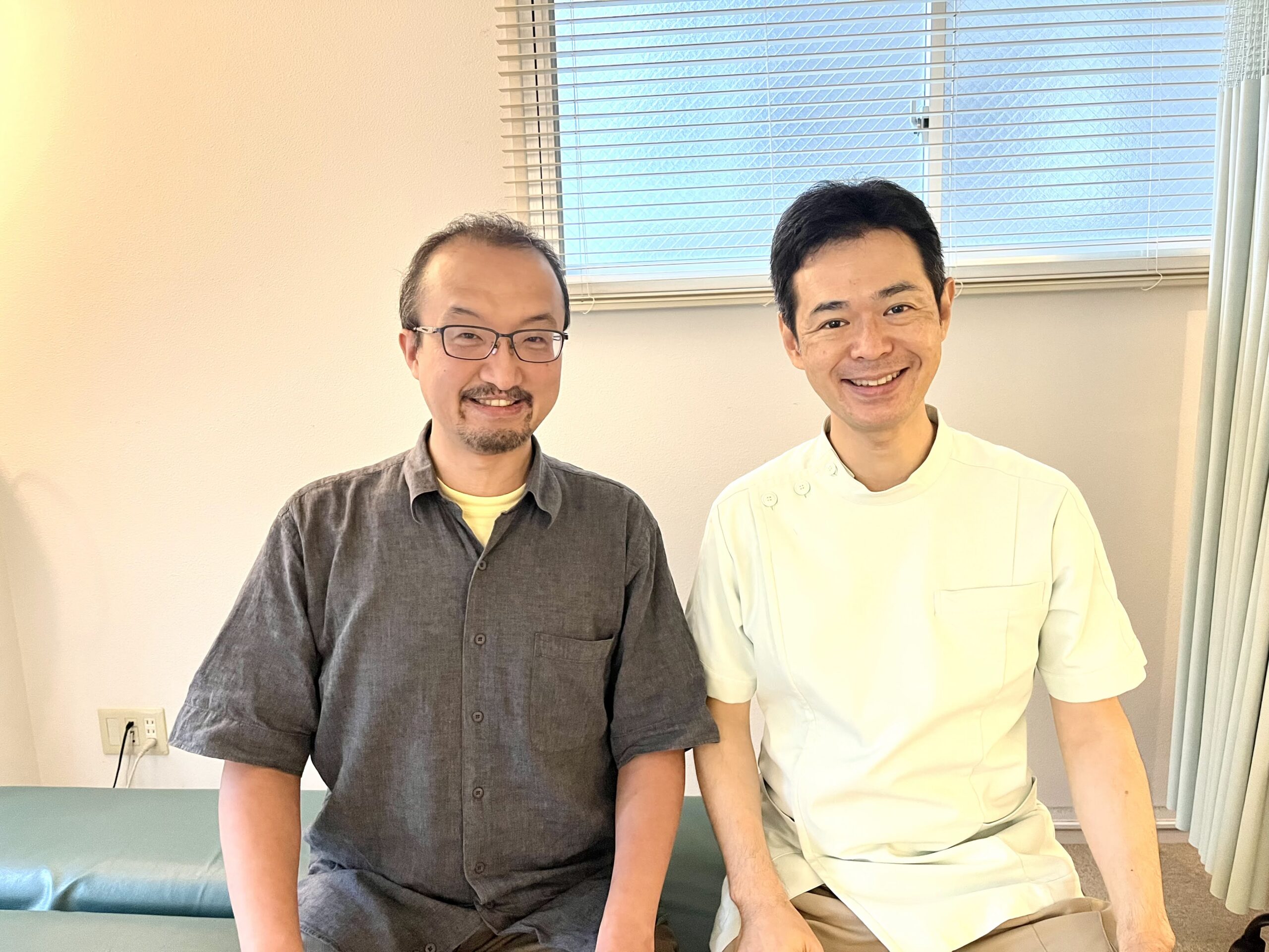 患者さんとの2ショット写真