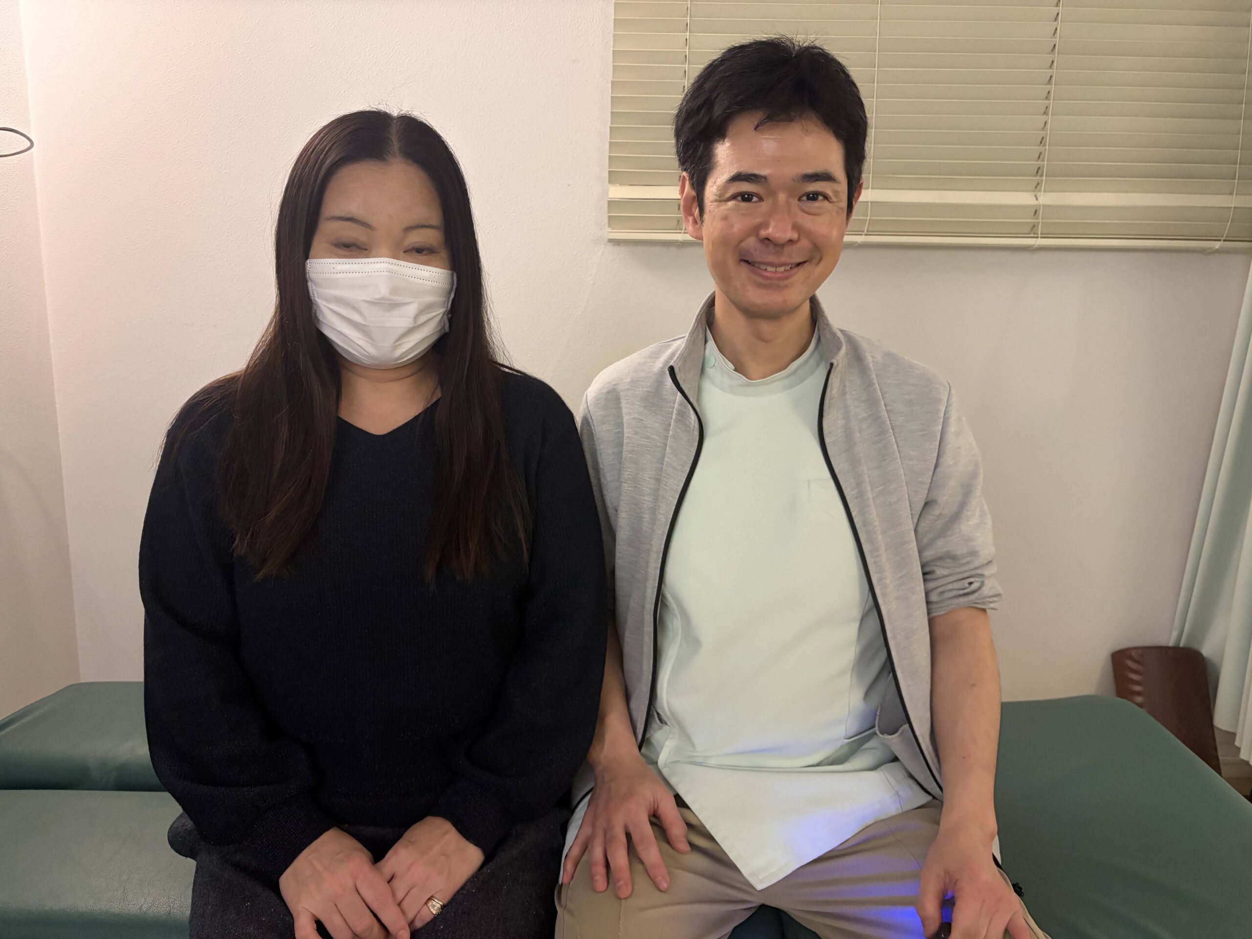 患者さんとの2ショット写真